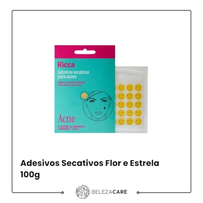 Segunda imagem do produto Ricca - Adesivos Secativos Para Acnes Smile 10g
