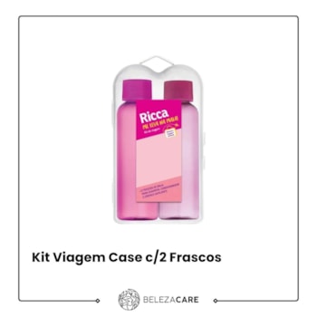 Segunda imagem do produto Ricca - Beauty Trip - Kit Viagem Case c/2 Frascos