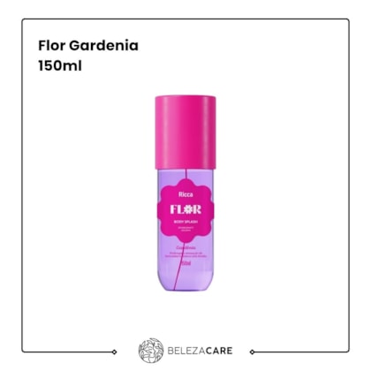 Segunda imagem do produto Ricca - Body Splash Deo Colonia - Flor Gardenia 150ml