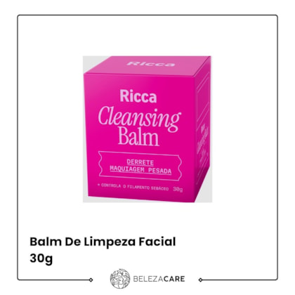 Segunda imagem do produto Ricca - Cleansing Balm  Balsamo De Limpeza Facial 30g