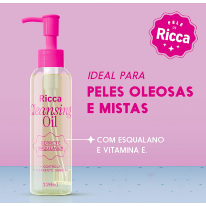 Segunda imagem do produto Ricca - Cleansing Oil Oleo De Limpeza Facial