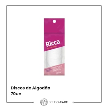 Segunda imagem do produto Ricca - Discos de Algodão (70 Unidades)