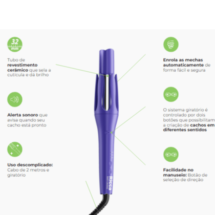 Segunda imagem do produto Ricca Easy Cachos Modelador Automático