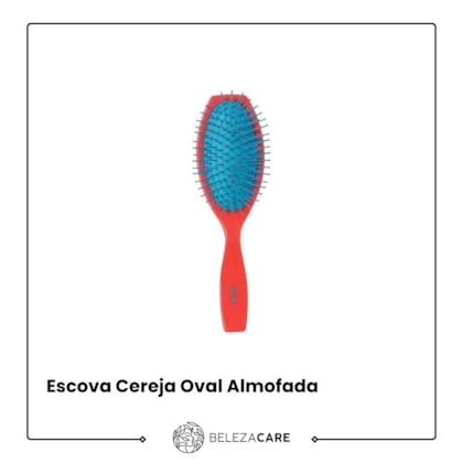 Segunda imagem do produto Ricca - Escova Cereja Oval Almofada
