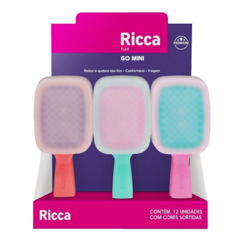 Ricca - Escova De Cabelo Flex Go Mini Sortida