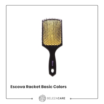 Segunda imagem do produto Ricca - Escova De Cabelo Racket Basic Colors