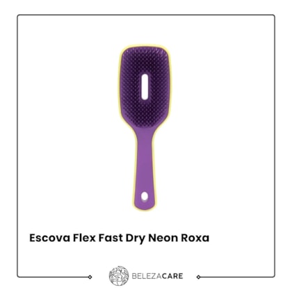 Segunda imagem do produto Ricca - Escova Flex Fast Dry Neon Roxa