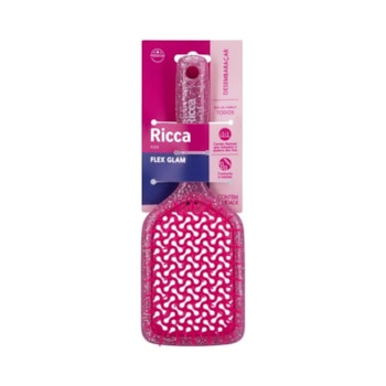 Ricca - Escova Flex Glam Rosa