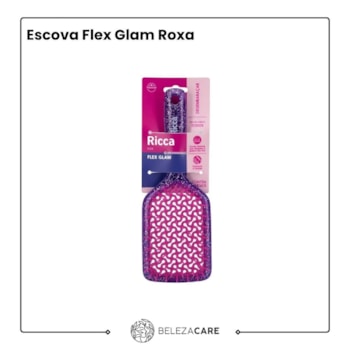 Segunda imagem do produto Ricca - Escova Flex Glam Roxa