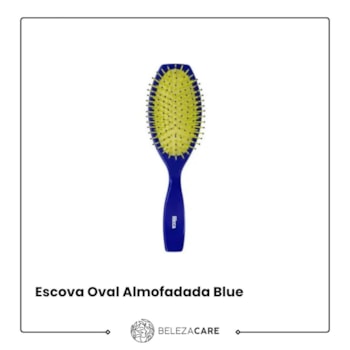 Segunda imagem do produto Ricca - Escova Oval Almofadada Blue
