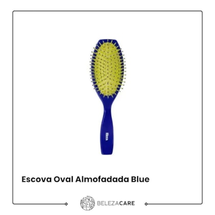 Segunda imagem do produto Ricca - Escova Oval Almofadada Blue