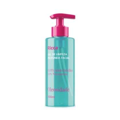 Ricca - Gel De Limpeza Profunda Facial 300ml