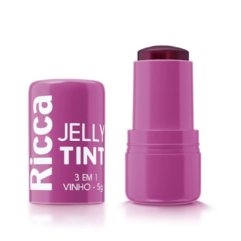 Segunda imagem do produto Ricca - Jelly Tint Vinho - Lip Tint 5g