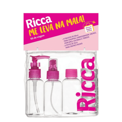 Segunda imagem do produto Ricca - Kit de Viagem Mandala Color (8 Recipiente)