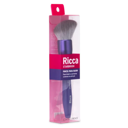 Segunda imagem do produto Ricca - Pincel Blush Chanfrado Starbrush Rs02