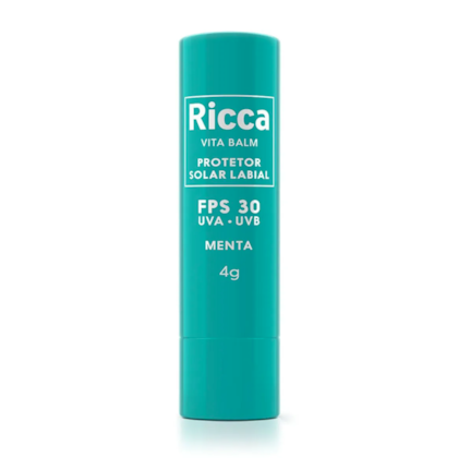 Ricca - Protetor Solar Labial Menta Fps30