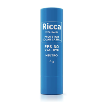 Ricca - Protetor Solar Labial Neutro Fps30 Display