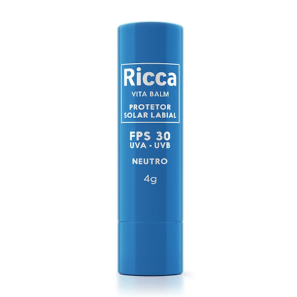 Ricca - Protetor Solar Labial Neutro Fps30 Display