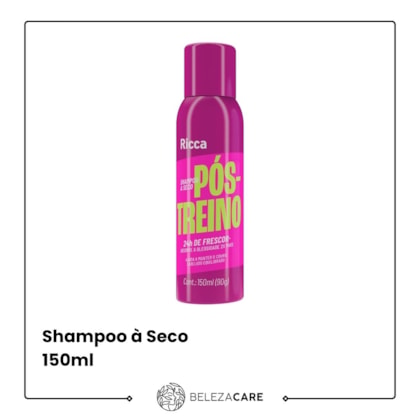 Segunda imagem do produto Ricca - Shampoo A Seco Pos-Treino 150ml