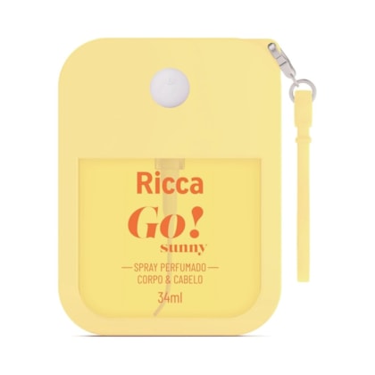 Ricca - Spray Perfumado Desodorante Colonia Go! Sunny 34ml