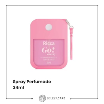 Segunda imagem do produto Ricca - Spray Perfumado Go! Sweety 34ml
