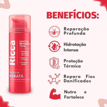 Segunda imagem do produto Ricca – Leave-In Reparacao Total 50ml