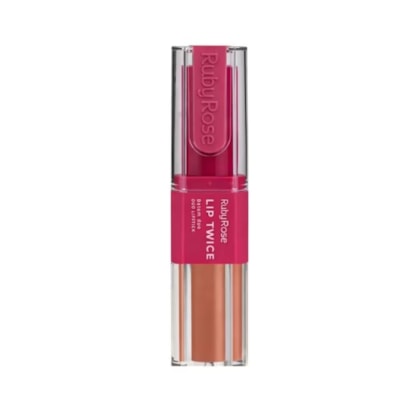 Ruby Rose - Batom Duo Lip Twice - Lt60 6ml
