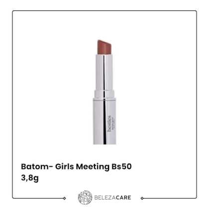 Segunda imagem do produto Ruby Rose - Batom Satin Besties - Girls Meeting Bs50 3,8g