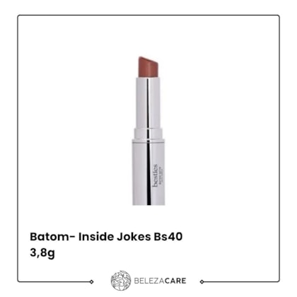 Segunda imagem do produto Ruby Rose - Batom Satin Besties - Inside Jokes Bs40 3,8g