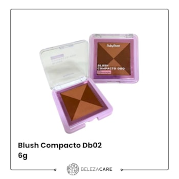Segunda imagem do produto Ruby Rose - Blush Compacto Duo Db02 6g