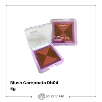 Segunda imagem do produto Ruby Rose - Blush Compacto Duo Db04 6g