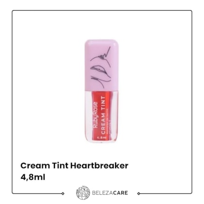Segunda imagem do produto Ruby Rose - Cream Tint Heartbreaker 4,8ml