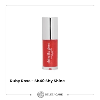 Segunda imagem do produto Ruby Rose - Gloss Labial Shine Like Gloss - Sb40 Shy Shine