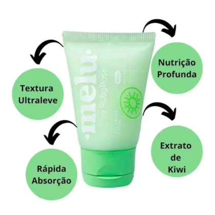 Segunda imagem do produto Ruby Rose Melu - Gel Creme Facial Antioxidante Kiwi