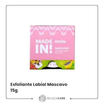 Segunda imagem do produto Ruby Rose Melu - Made In - Esfoliante Labial Mascavo 15g