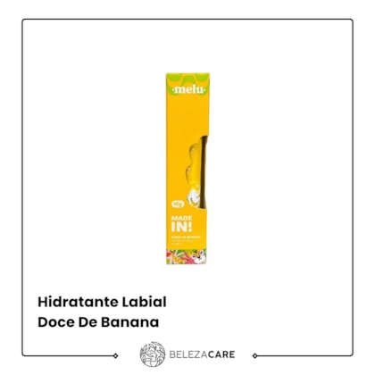 Segunda imagem do produto Ruby Rose Melu - Made In - Hidratante Labial Doce De Banana