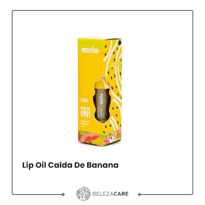 Segunda imagem do produto Ruby Rose Melu - Made In - Lip Oil Calda De Banana