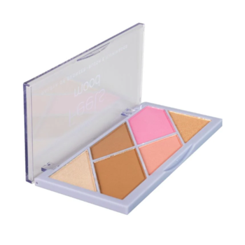 Segunda imagem do produto Ruby Rose - Paleta De Bronze Blush E Iluminador HB7528