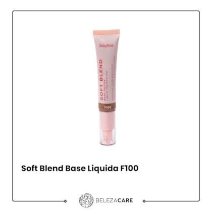 Segunda imagem do produto Ruby Rose - Soft Blend Base Liquida F100