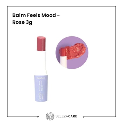 Segunda imagem do produto Ruby Rose - Tinted Balm Feels Mood - Rose 3g
