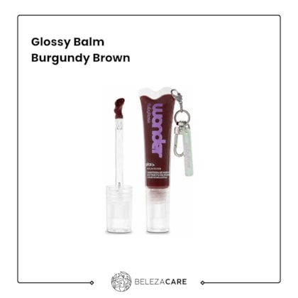 Segunda imagem do produto Ruby Rose - Wonder - Glossy Balm Iris Burgundy Brown