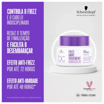 Segunda imagem do produto Schwarzkopf - BC Frizz Away - Máscara 200ml