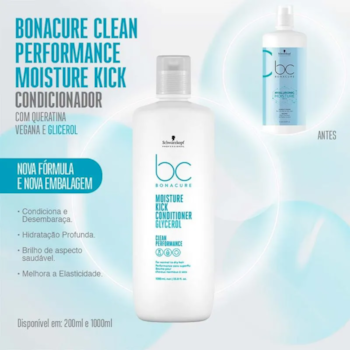 Segunda imagem do produto Schwarzkopf - BC Moisture Kick Glycerol Condicionador 1L