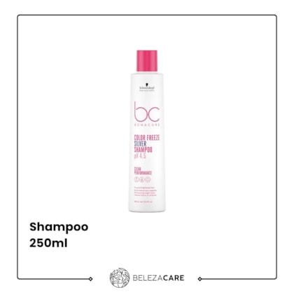 Segunda imagem do produto Schwarzkopf - BC pH 4.5 Color Freeze Silver Shampoo 250ml