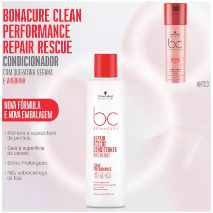 Segunda imagem do produto Schwarzkopf - BC Repair Rescue Arginine Conditioner 200ml