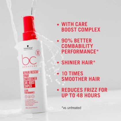 Segunda imagem do produto Schwarzkopf Bc Repair Rescue Arginine Spray Conditioner 200ml