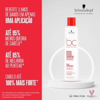 Segunda imagem do produto Schwarzkopf - BC Repair Rescue Shampoo 250ml