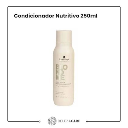 Segunda imagem do produto Schwarzkopf - BlondMe Bondr - Condicionador Nutritivo 250ml