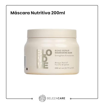 Segunda imagem do produto Schwarzkopf - BlondMe Bondr - Máscara Nutritiva 200ml