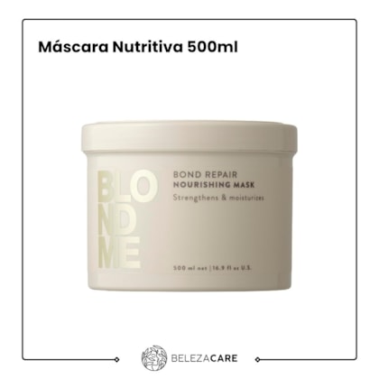 Segunda imagem do produto Schwarzkopf - BlondMe Bondr - Máscara Nutritiva 500ml